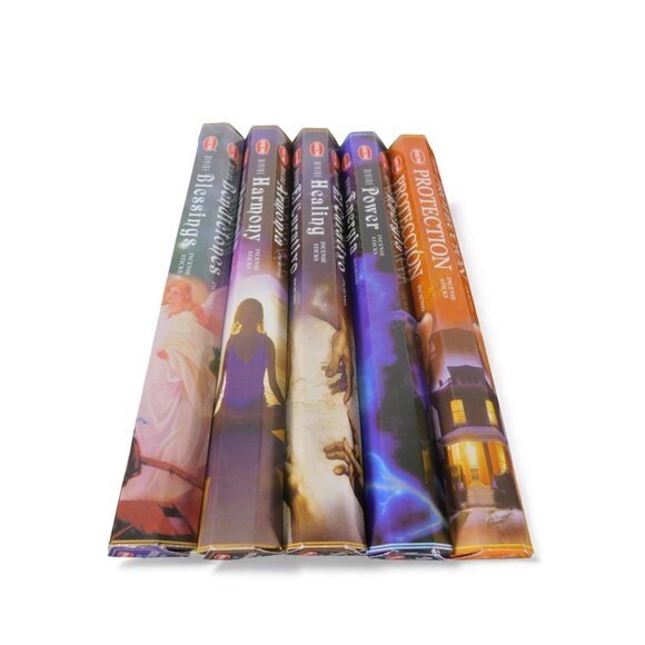 Witches’ Quest Divine Healing Incense Pack - 5 Sacred Scents 100 Sticks - New - Picture 3 of 6